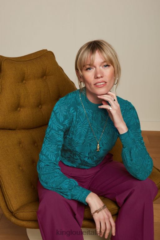 donne King Louie verde antico pop-up superiore di Phoebe abbigliamento 0L48443 donne King Louie verde antico pop-up superiore di Phoebe abbigliamento 0L48443